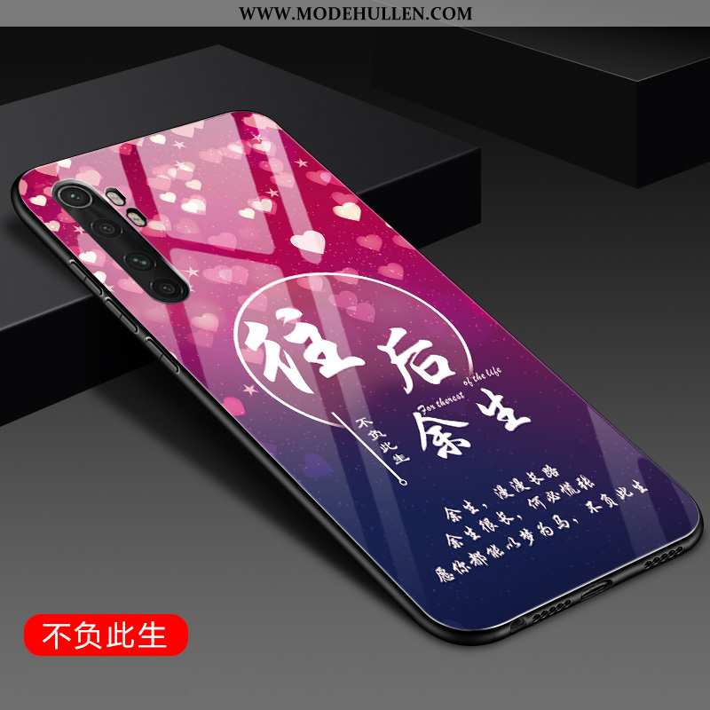 Hülle Xiaomi Mi Note 10 Lite Weiche Schutz Rosa Mini Geldbörse Handy