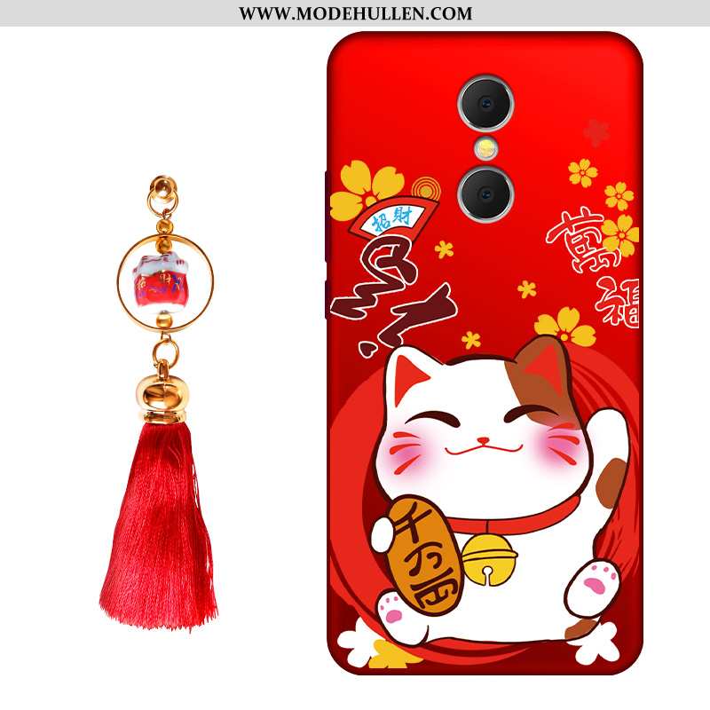 Hülle Xiaomi Redmi 5 Schutz Persönlichkeit Katzen Neu Trend Weiche Silikon Rote