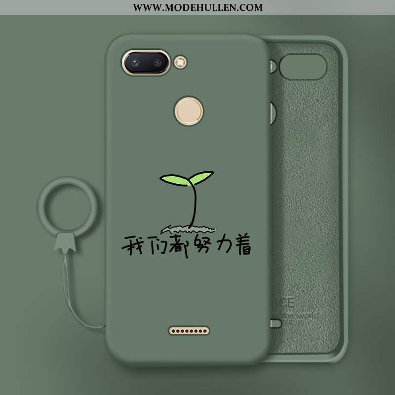 Hülle Xiaomi Redmi 6 Kreativ Nette Handy Alles Inklusive Trend Anti-sturz Persönlichkeit Grün