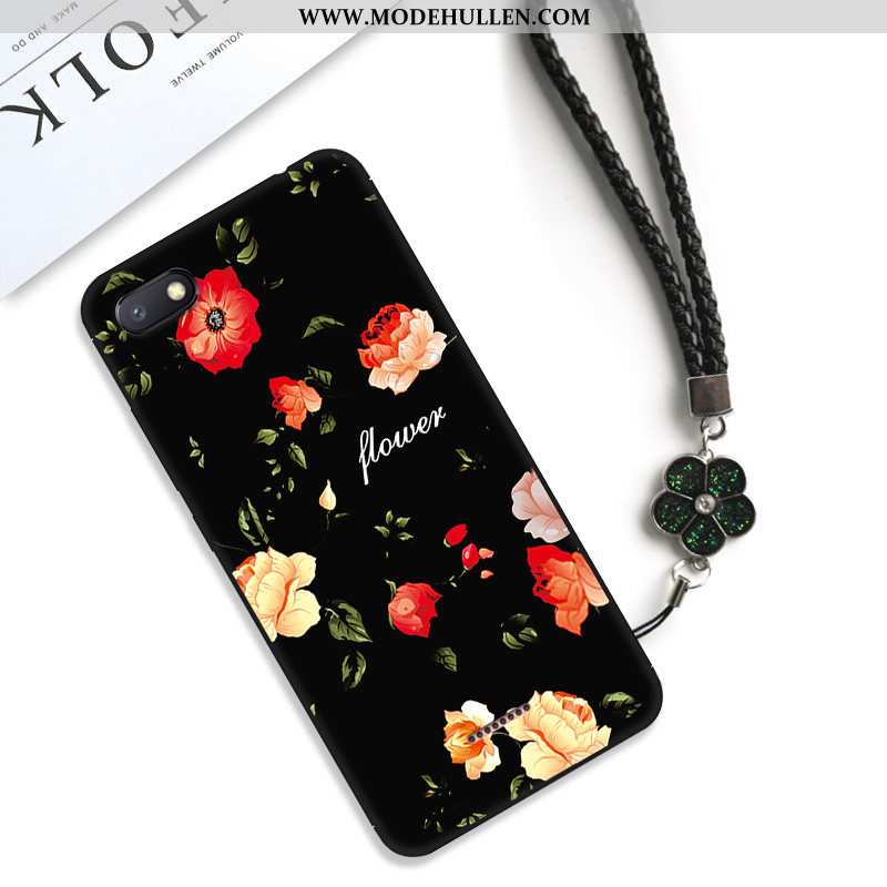 Hülle Xiaomi Redmi 6a Trend Weiche Rot Case Persönlichkeit Blumen Mini Schwarz