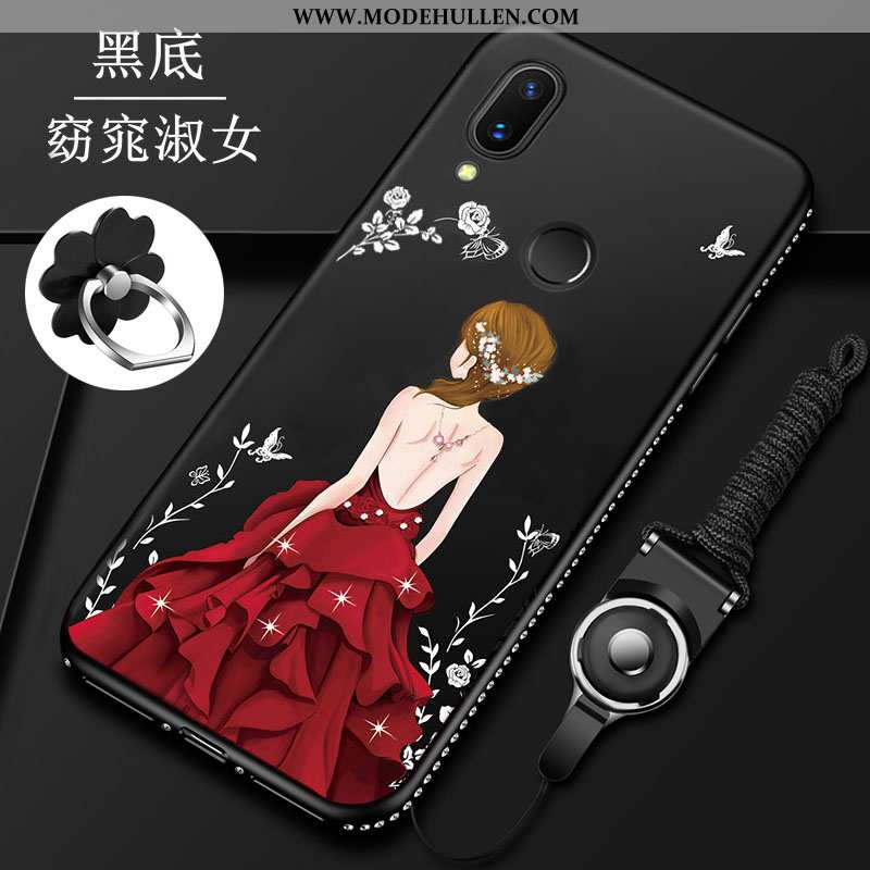 Hülle Xiaomi Redmi 7 Hängende Verzierungen Trend Weiche Anti-sturz Dünne Rot Rote