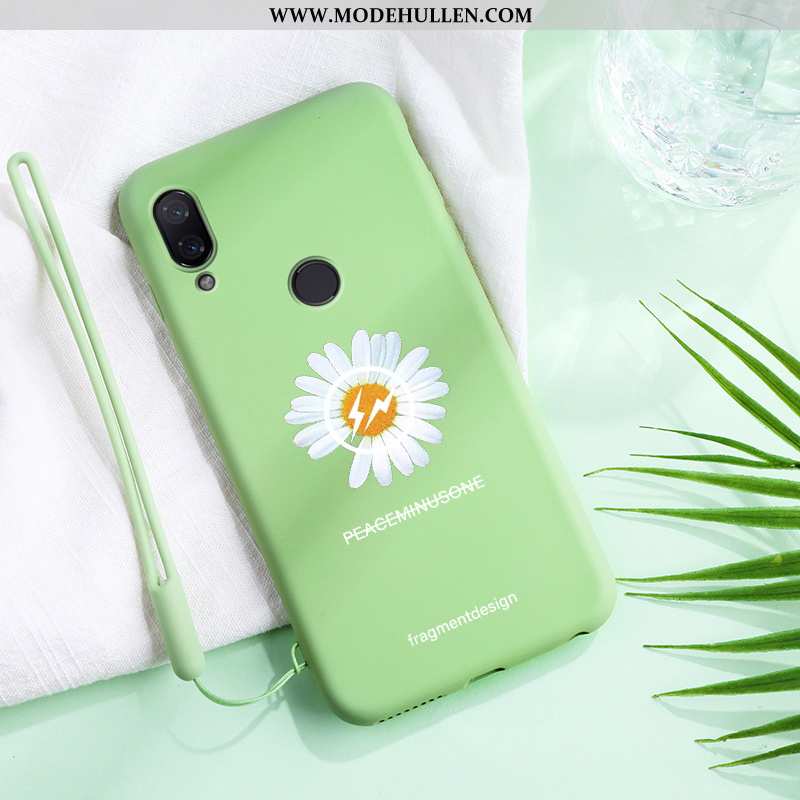 Hülle Xiaomi Redmi 7 Schutz Persönlichkeit Chrysanthemes Anti-sturz Weiche Grün Kreativ