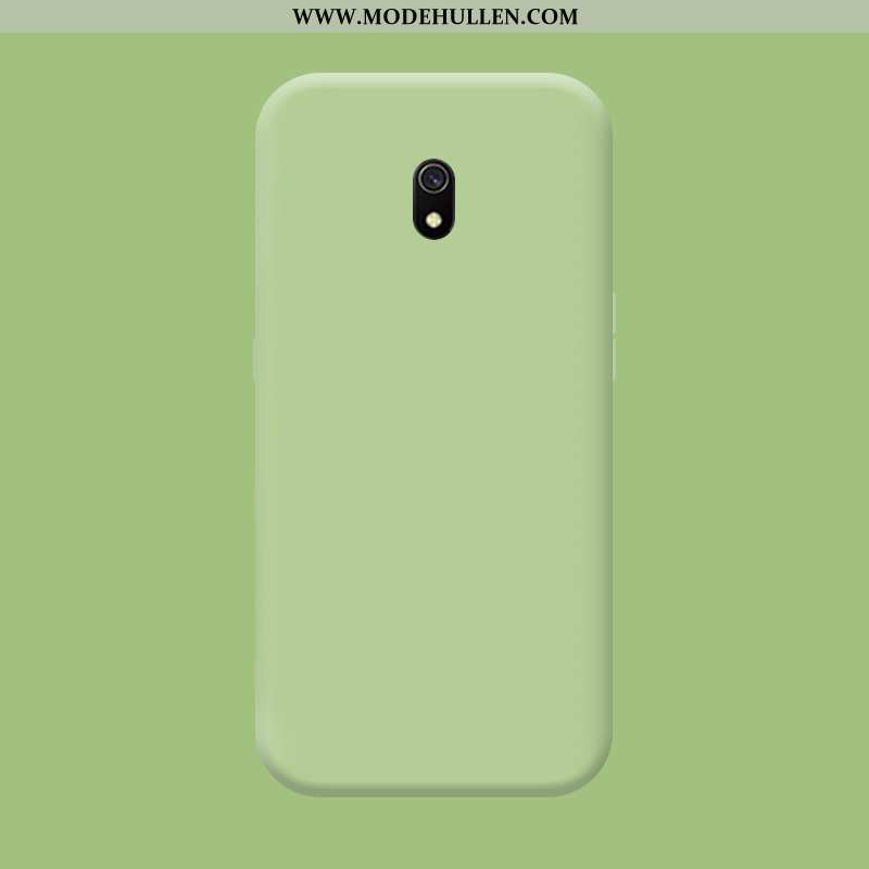 Hülle Xiaomi Redmi 8a Nubuck Anti-sturz Silikonschutztrendweiche Blau Case