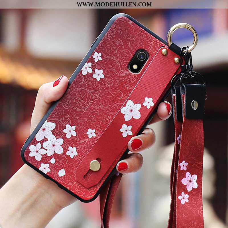 Hülle Xiaomi Redmi 8a Trend Weiche Anti-sturz Dünne Hängende Verzierungen Chinesische Art Mini Rote