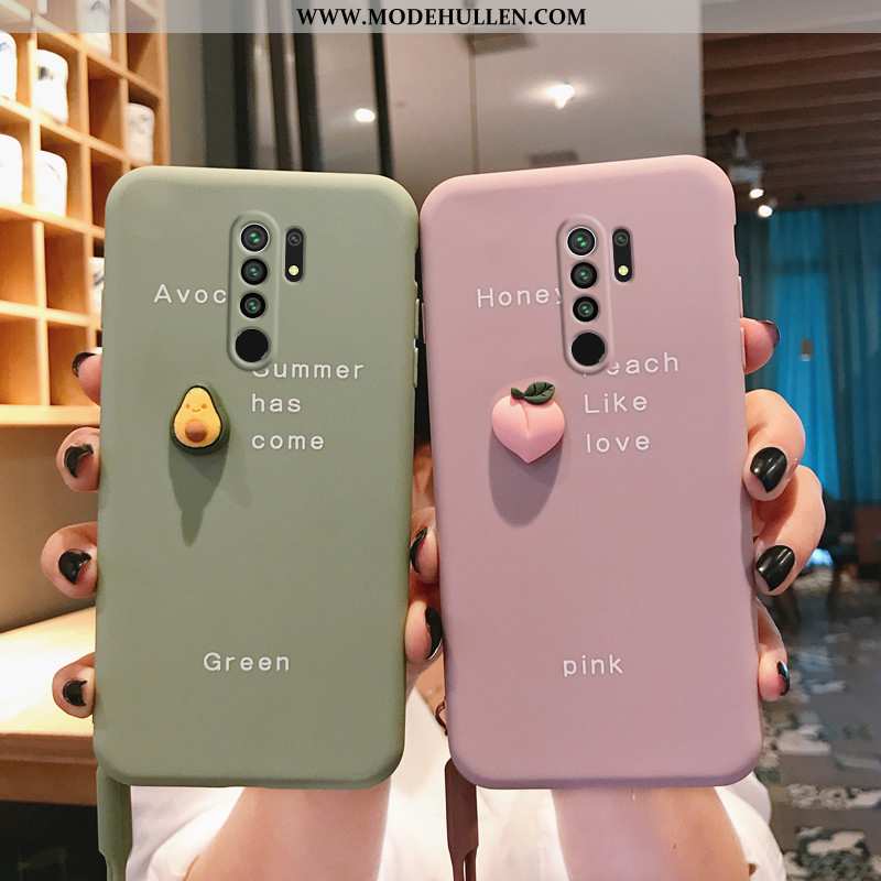 Hülle Xiaomi Redmi 9 Aus Holz Trend Super Kreativ Mini Case Grün
