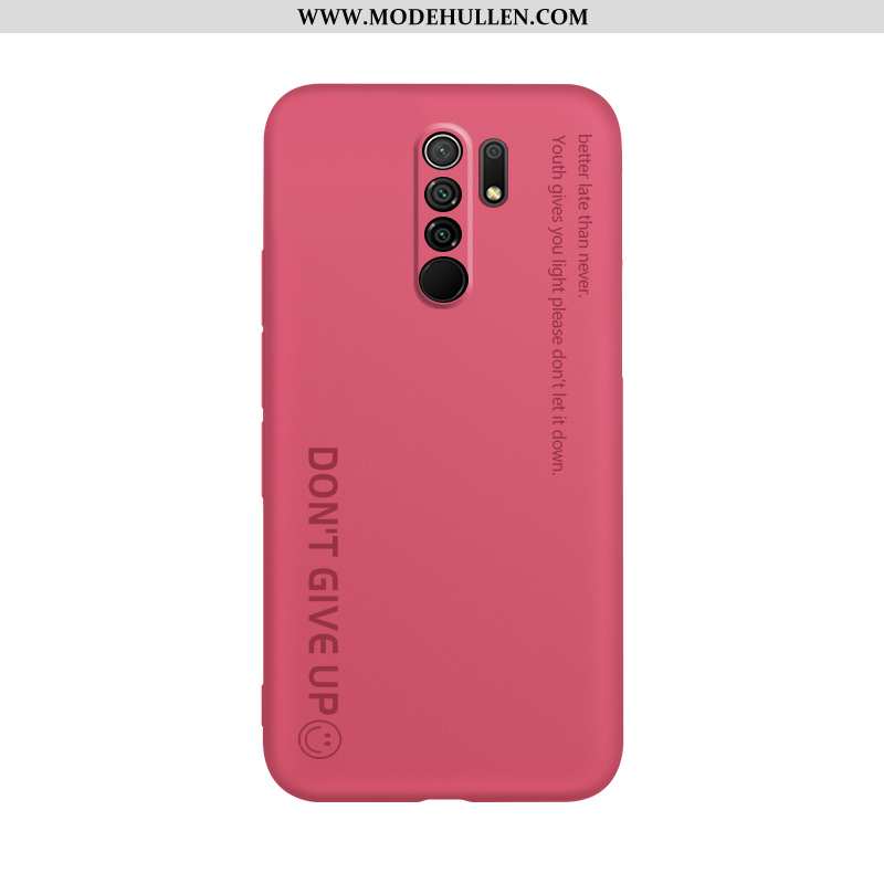 Hülle Xiaomi Redmi 9 Hängende Verzierungen Persönlichkeit Mini Alles Inklusive Netto Rot Weiche Krea
