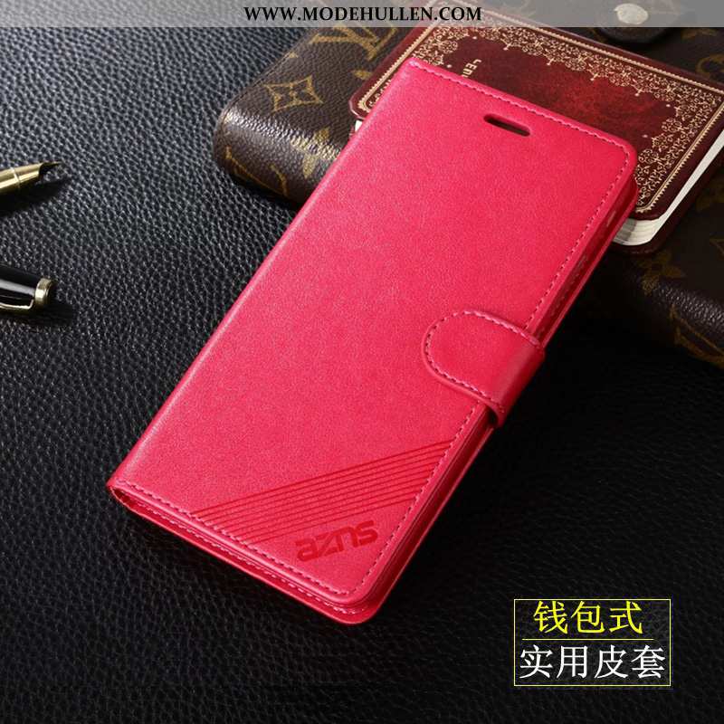Hülle Xiaomi Redmi 9 Lederhülle Schutz Braun Anti-sturz Handy Clamshell Neu
