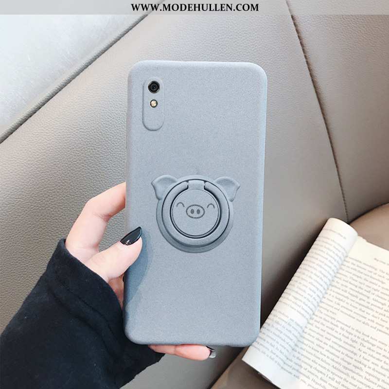 Hülle Xiaomi Redmi 9a Weiche Silikon Magnetismus Grau Alles Inklusive Case