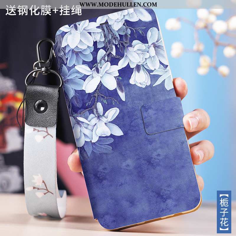 Hülle Xiaomi Redmi Note 5 Lederhülle Persönlichkeit Schutz Kreativ Rot Mini Folio Blau