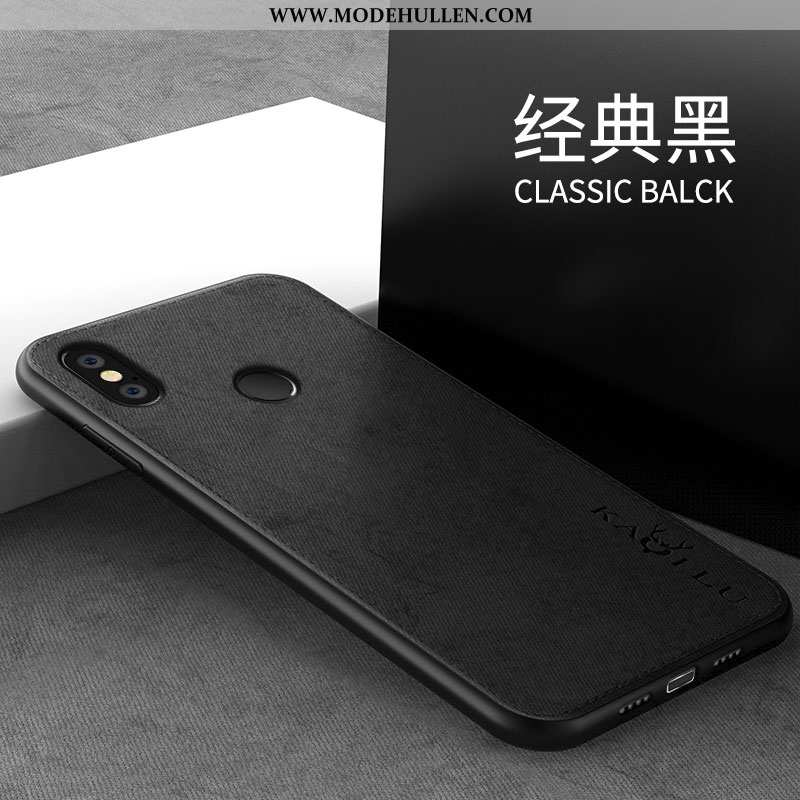 Hülle Xiaomi Redmi Note 6 Pro Muster Trend Silikon Weiche Kreativ Einfach Liebhaber Grau