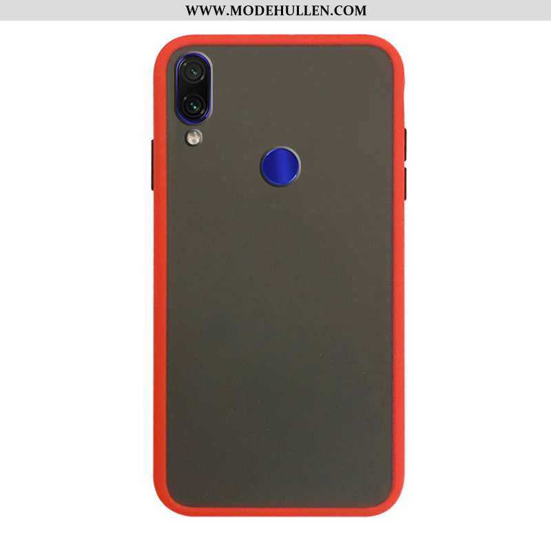 Hülle Xiaomi Redmi Note 7 Nubuck Weiche Rot Schutz Alles Inklusive Case Handy Rote