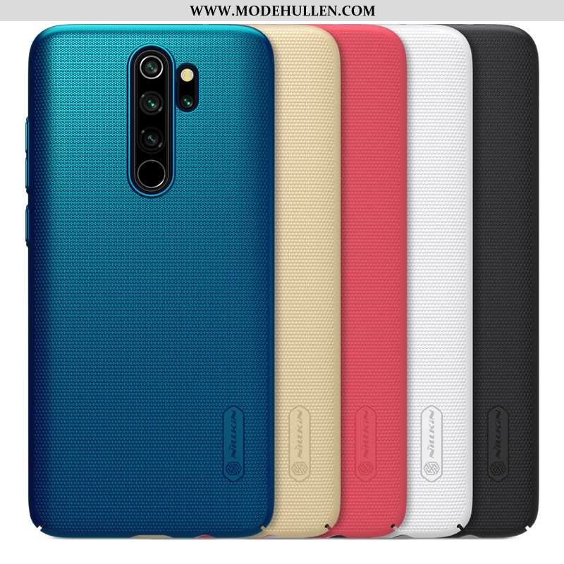 Hülle Xiaomi Redmi Note 8 Pro Schutz Nubuck Leichtgewicht Schwer Dünne Rot Mini Blau