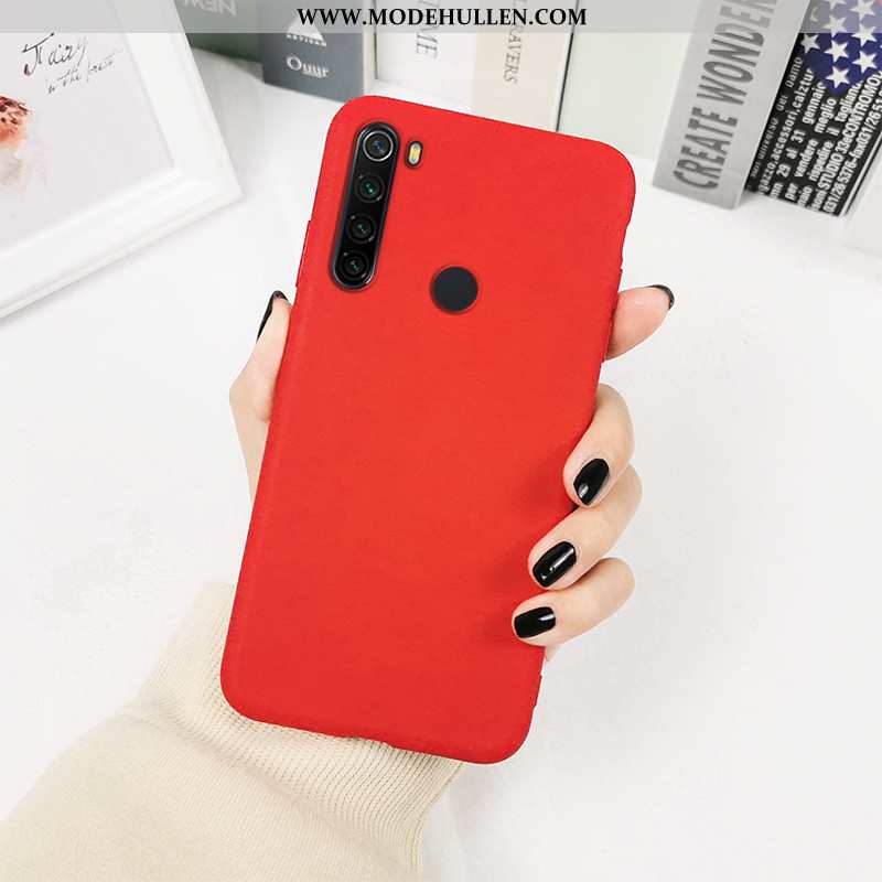 Hülle Xiaomi Redmi Note 8t Persönlichkeit Kreativ Netto Rot Anti-sturz Gelb Einfarbig Schutz Gelbe