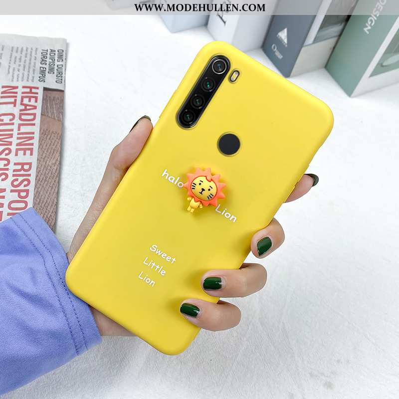 Hülle Xiaomi Redmi Note 8t Silikon Schutz Karikatur Alles Inklusive Gelb Hoch Nette Gelbe