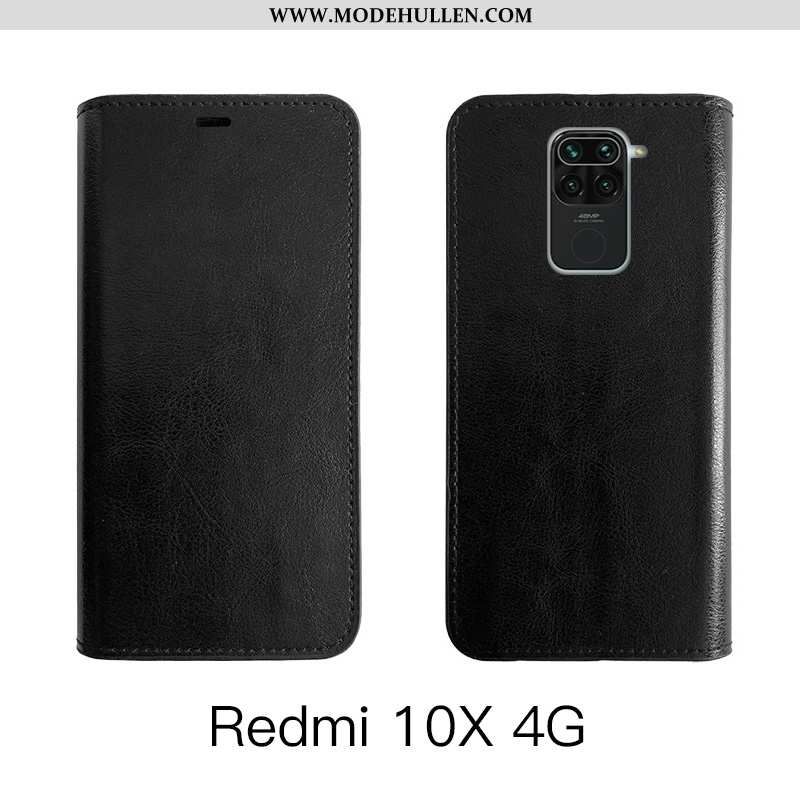 Hülle Xiaomi Redmi Note 9 Echt Leder Schutz Kuh Alles Inklusive Folio Lederhülle Braun