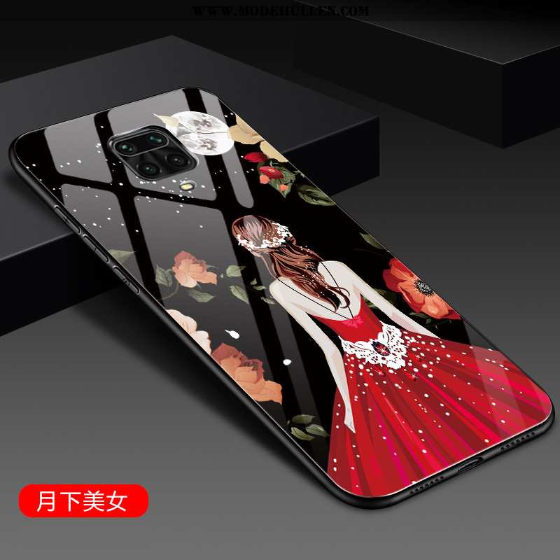 Hülle Xiaomi Redmi Note 9 Pro Kreativ Silikon Persönlichkeit Handy Mini Rot Blau