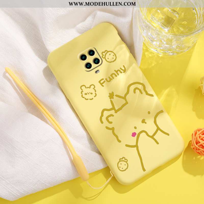 Hülle Xiaomi Redmi Note 9 Pro Trend Super Silikon Anti-sturz Weiche Persönlichkeit Gelb Gelbe