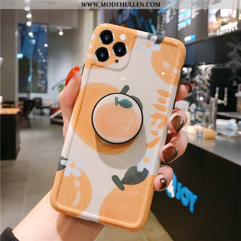Hülle iPhone 11 Pro Weiche Silikon Schutz Persönlichkeit Frucht Case Handy Orange