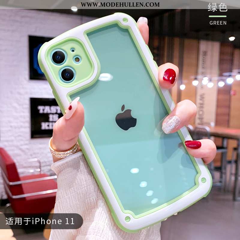 Hülle iPhone 11 Silikon Transparent Nette Drache Alles Inklusive Anti-sturz Rosa
