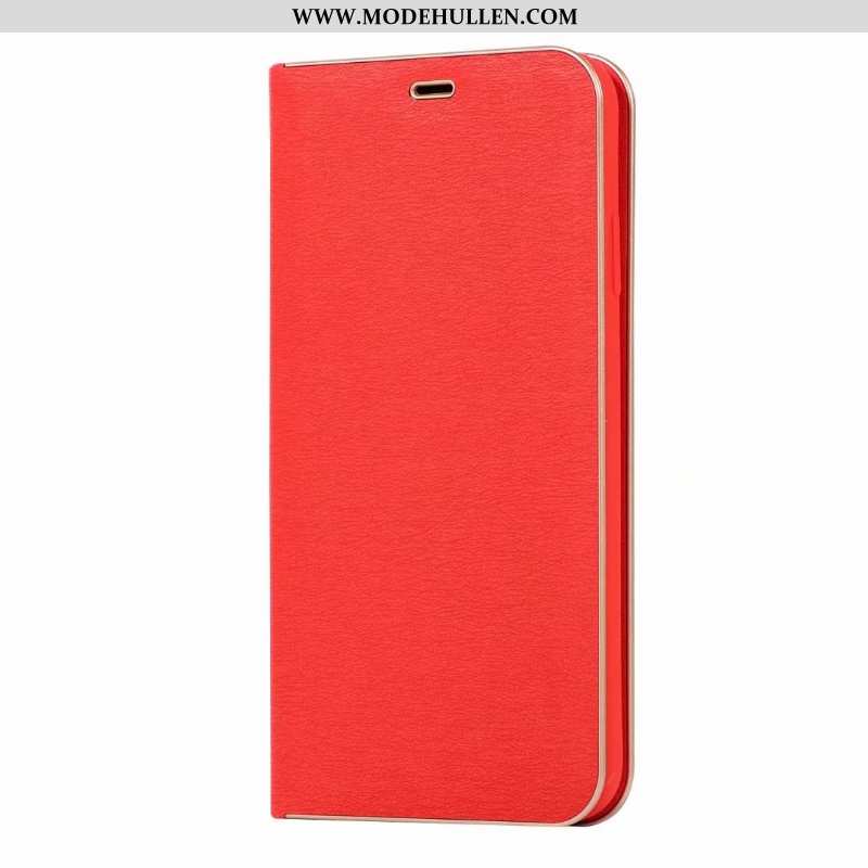 Hülle iPhone 6/6s Plus Retro Schutz Halterung Case Handy Einfach Clamshell Rote
