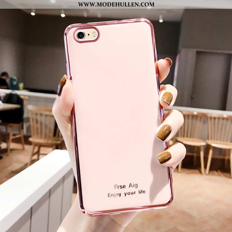 Hülle iPhone 6/6s Plus Schutz Weiche Grün Handy Case Überzug Rosa