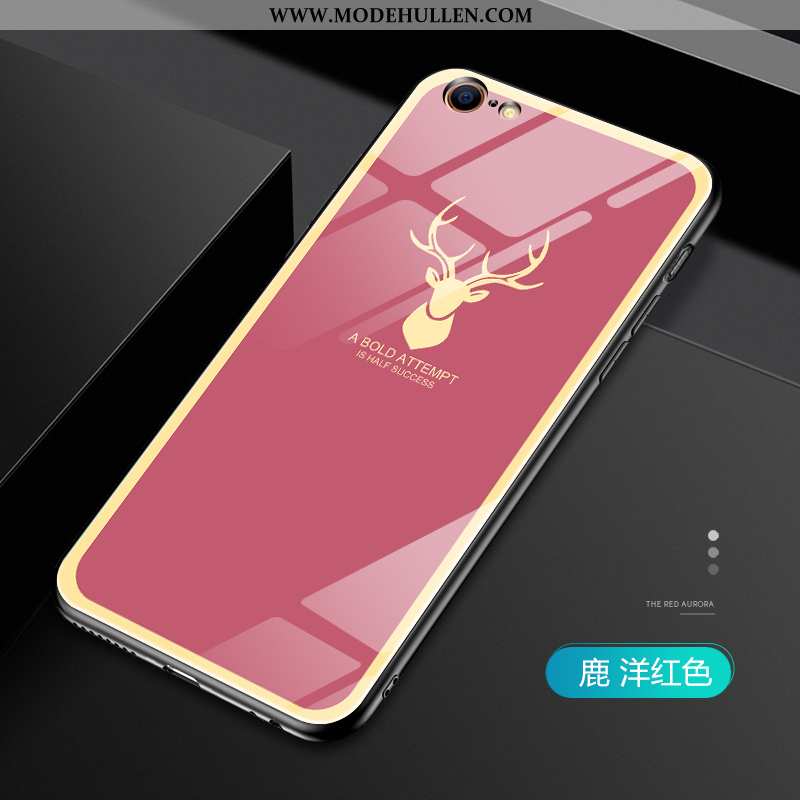 Hülle iPhone 6/6s Plus Silikon Schutz Weiche Trend Schwer Anti-sturz Einfach Rote