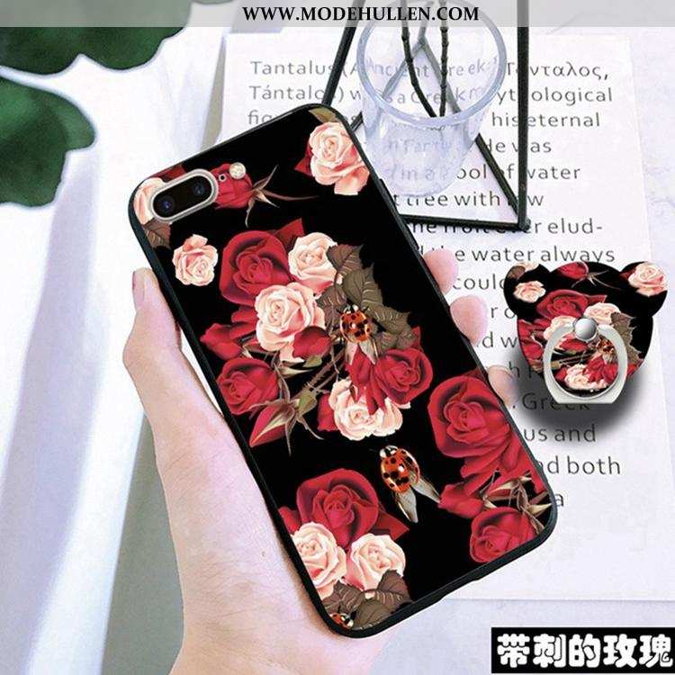 Hülle iPhone 7 Plus Nette Weiche Rot Case Hängende Verzierungen Handy Rote