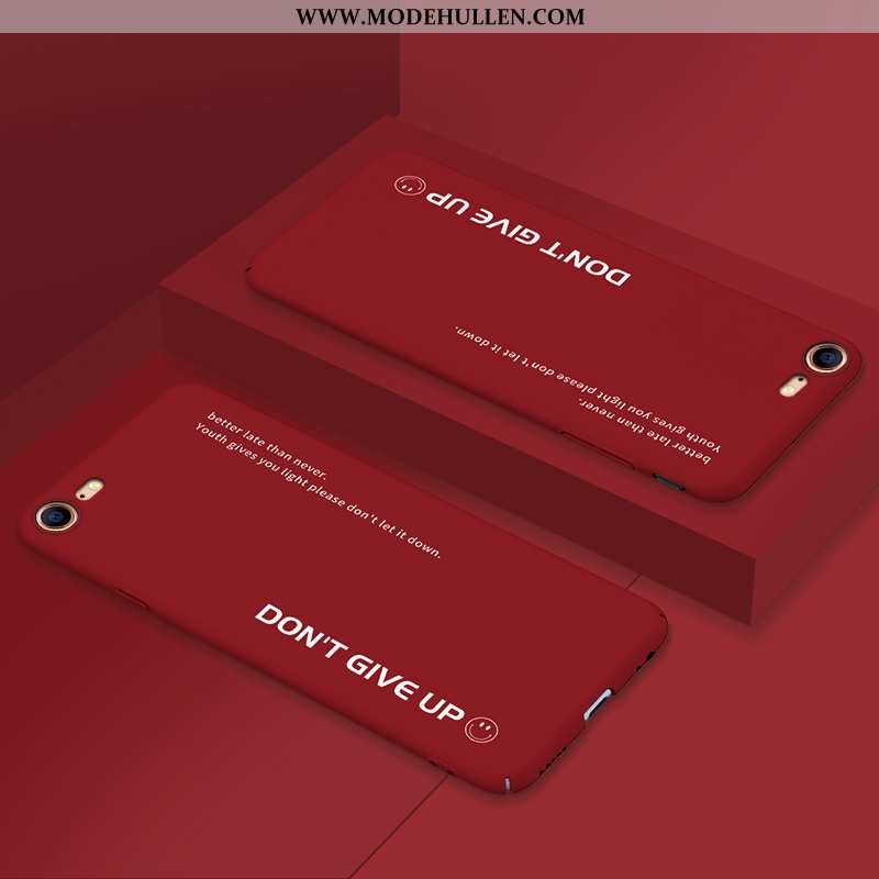 Hülle iPhone 7 Super Dünne Farbe Nubuck Rot Anti-sturz Rote