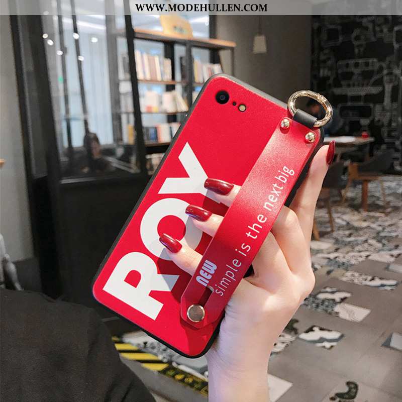 Hülle iPhone 8 Dünne Silikon Super Weiche Schutz Handy Rote