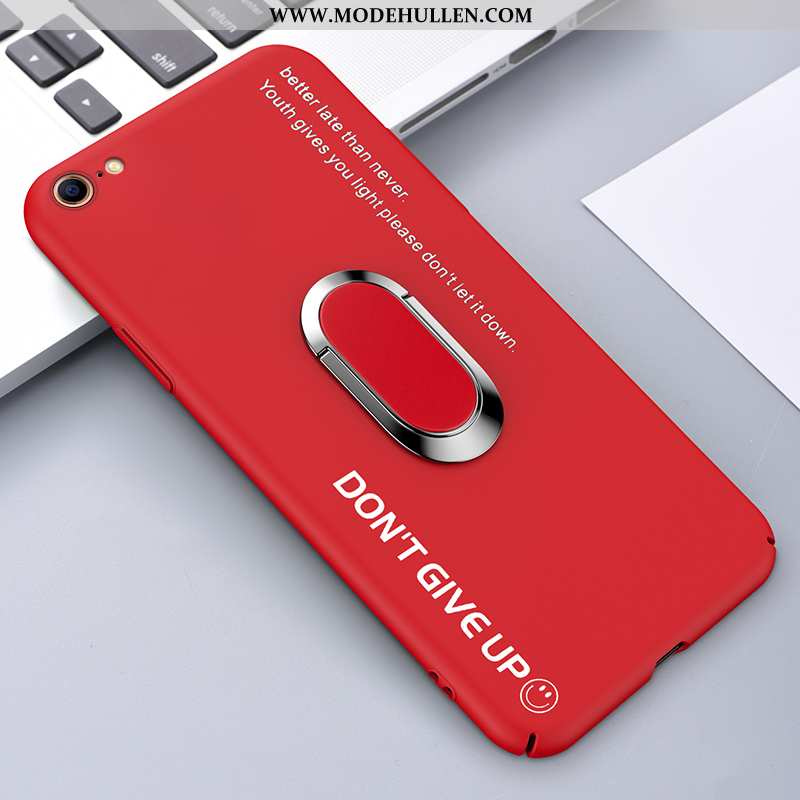 Hülle iPhone 8 Nubuck Persönlichkeit Case Rot Trend Alles Inklusive Rote