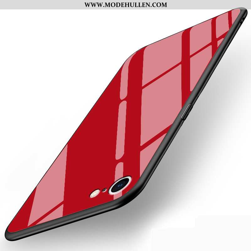 Hülle iPhone Se (nouveau) Schutz Glas Alles Inklusive Anti-sturz Handy Rot Einfach Rote