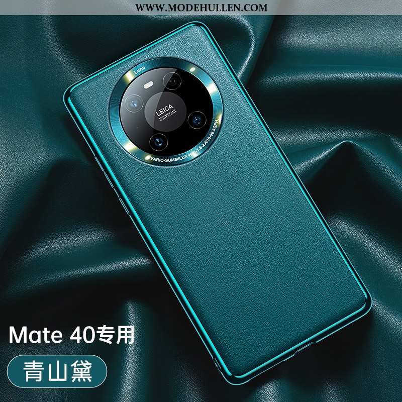Hülle Huawei Mate 40 Dünne Silikon Super Case Leder Neu Blau