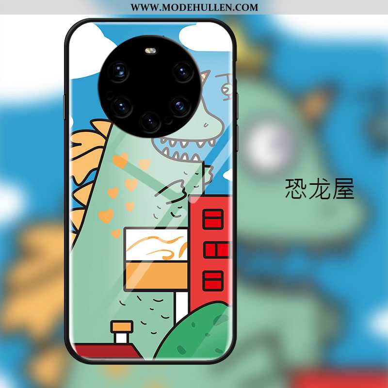 Hülle Huawei Mate 40 Pro+ Karikatur Nette Farbe Case Frisch Temperieren Tier Bunte