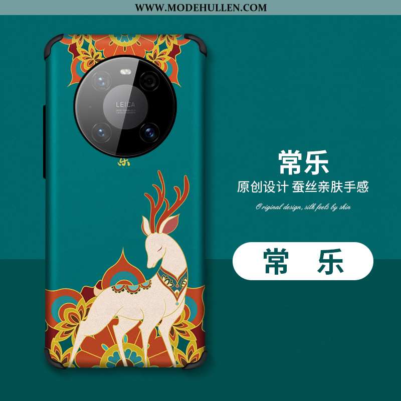 Hülle Huawei Mate 40 Pro Trend Super Alles Inklusive Schutz Dünne Chinesische Art Handy Gelbe