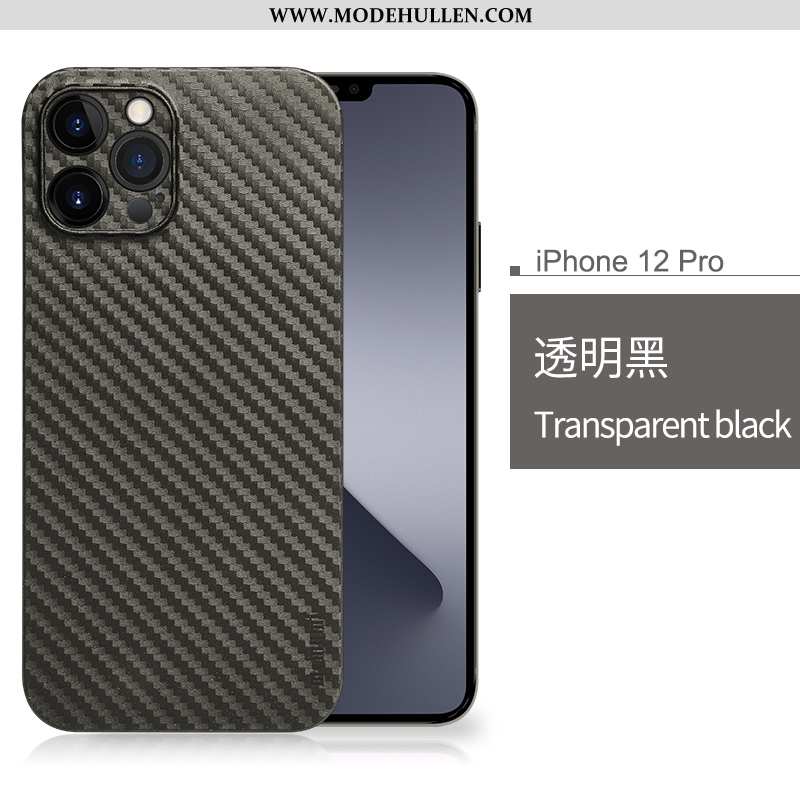Hülle iPhone 12 Pro Trend Super Weiche Neu Schutz Muster Faser Grün