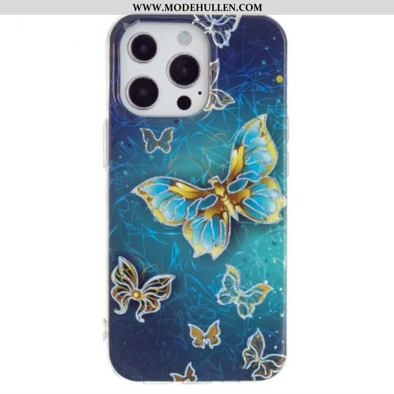 Handyhülle Für iPhone 15 Pro Max Kostbare Schmetterlinge