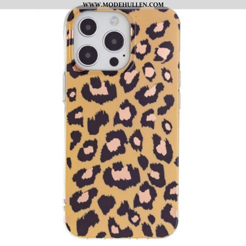 Handyhülle Für iPhone 15 Pro Max Leopardenmuster