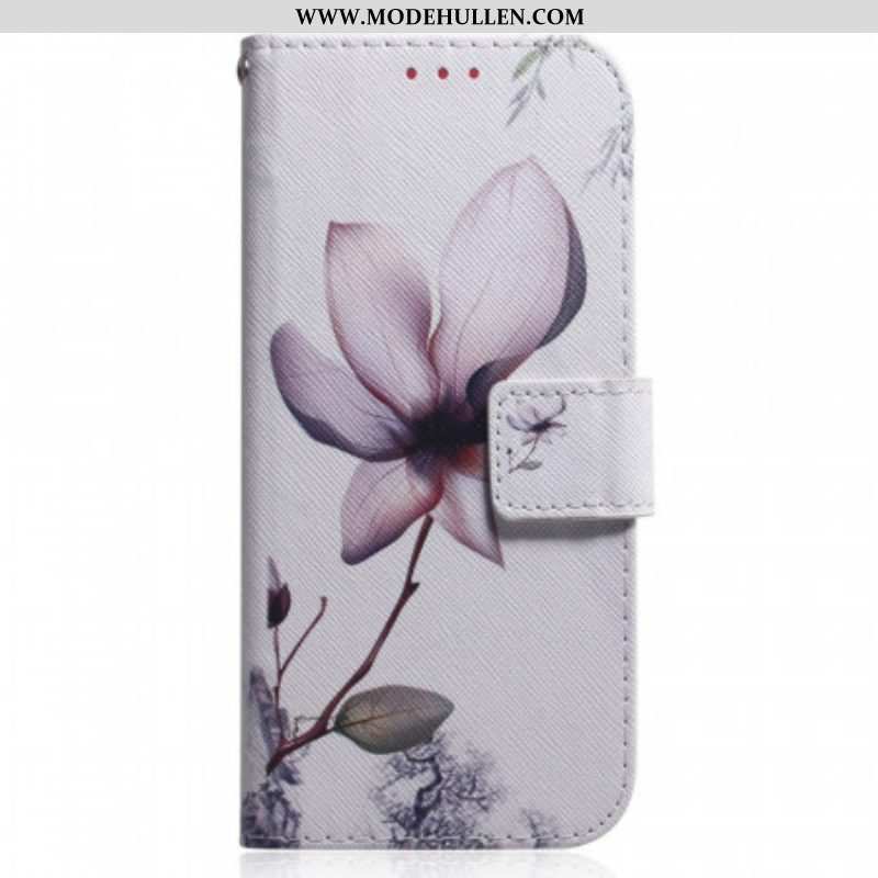 Lederhüllen Für Xiaomi Redmi Note 11 Pro / 11 Pro 5G Blume Staubiges Rosa