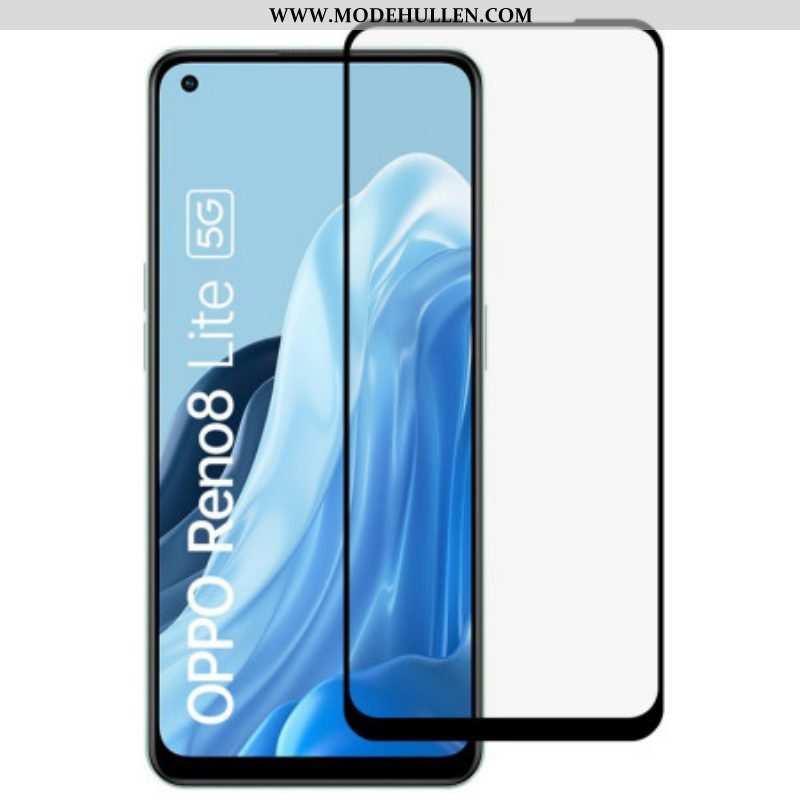 Black Contour Hartglasschutz Für Oppo Reno 8 Lite