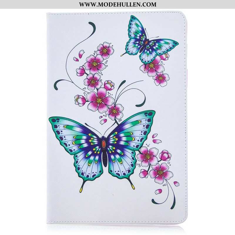 Case Für Samsung Galaxy Tab S8 / Tab S7 Aquarell-schmetterlinge