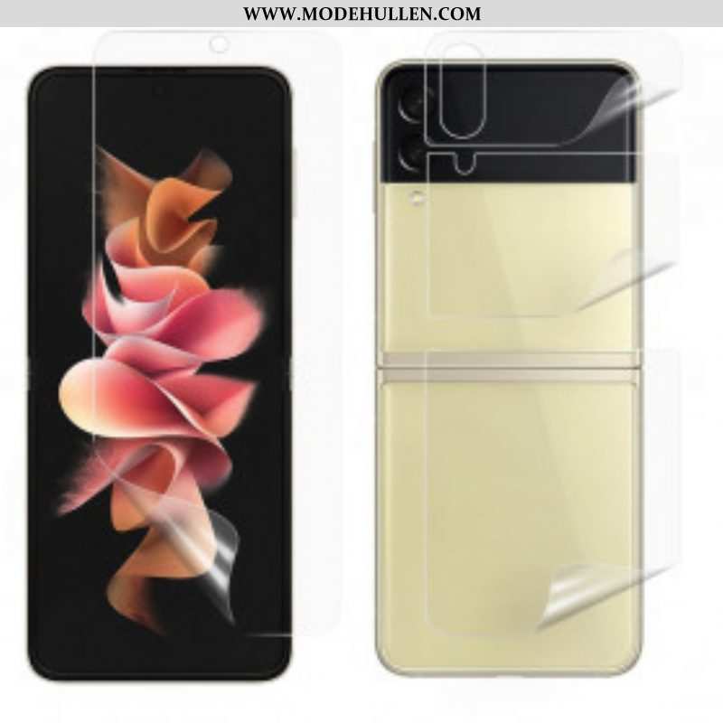 Display- Und Rückseitenschutzfolie Für Samsung Galaxy Z Flip 3 5G