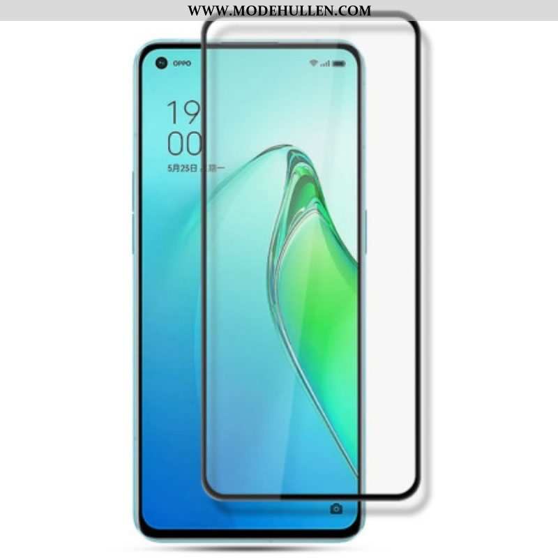 Displayschutzfolie Aus Gehärtetem Glas Für Oppo Reno 8 Pro Mit Schwarzen Kanten