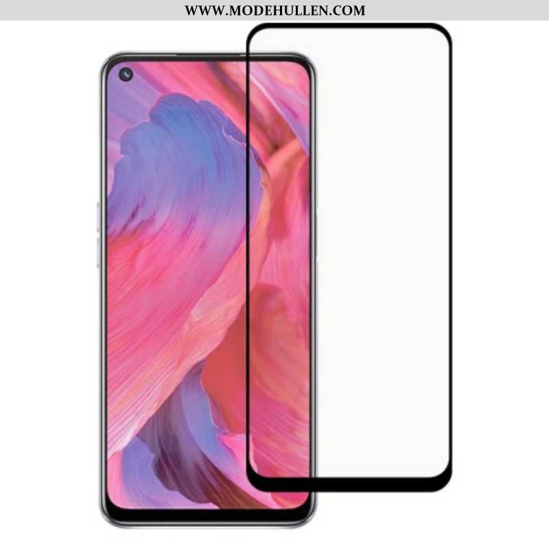 Displayschutzfolie Aus Gehärtetem Glas Oppo A54 5G / A74 5G Black Contours