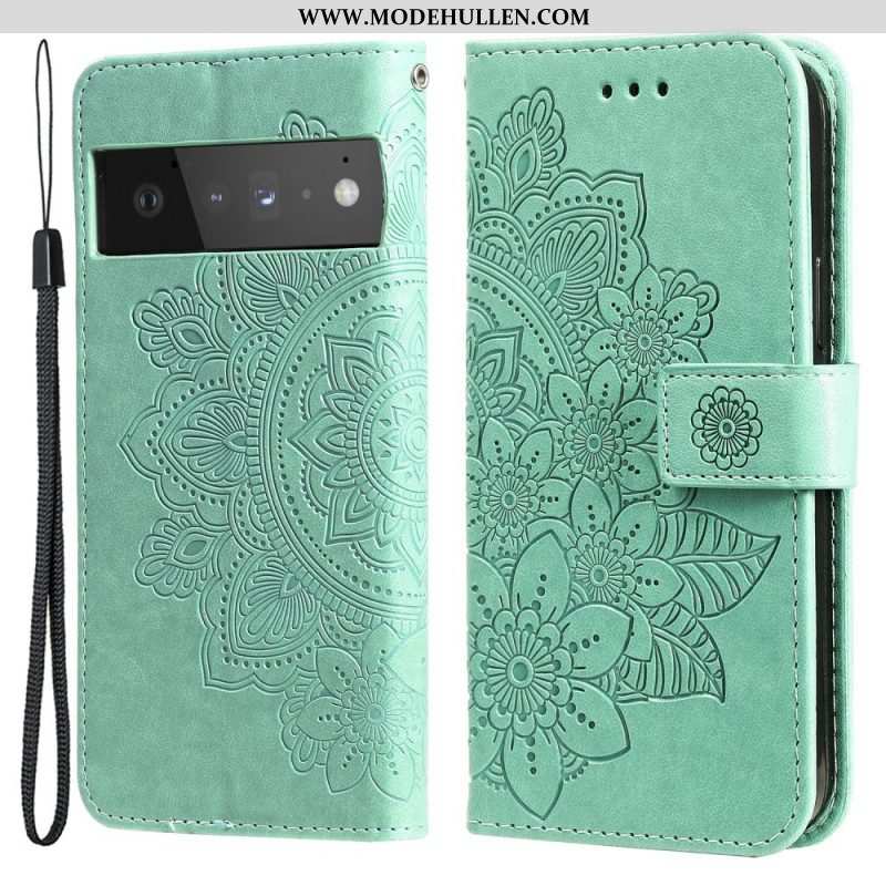 Flip Case Für Google Pixel 6 Pro Blumen-mandala