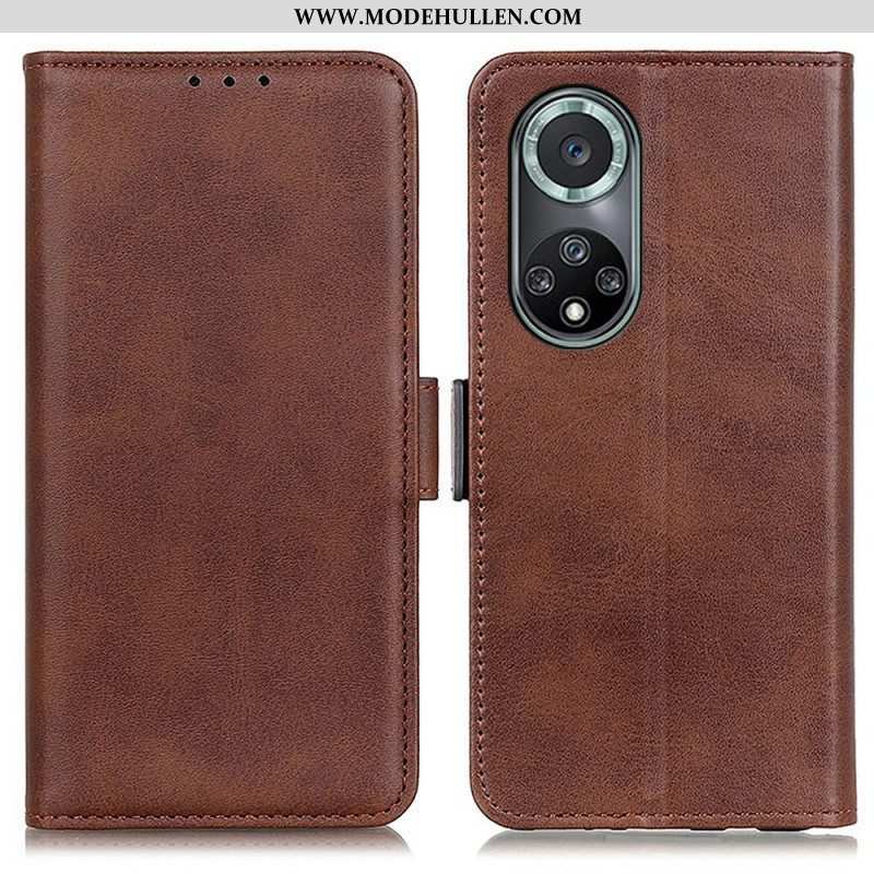 Flip Case Für Honor 50 Pro Flip Case Doppelte Klappe