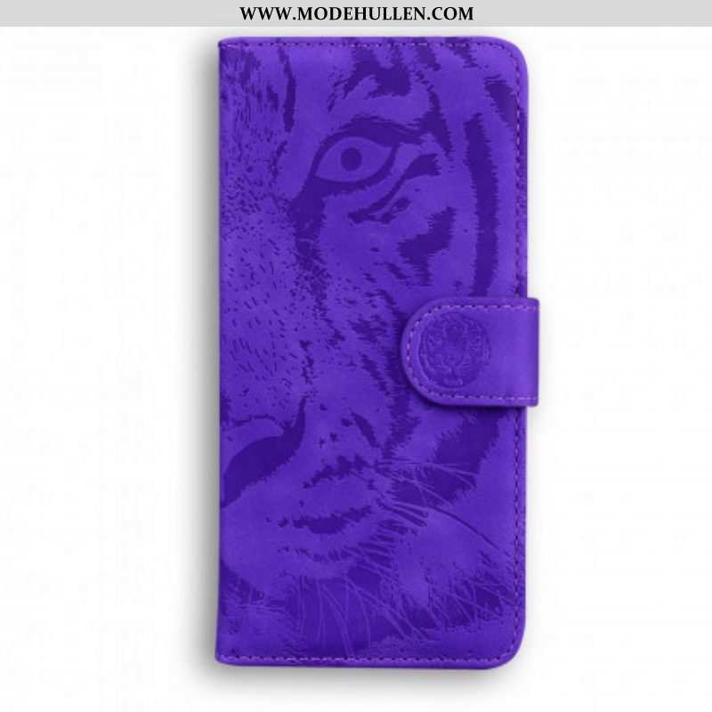 Flip Case Für Huawei P50 Pro Tiger-gesichtsdruck