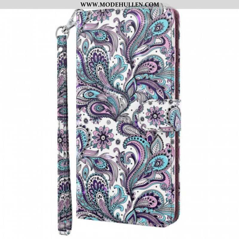 Flip Case Für Moto E40 / E30 / E20 Paisley