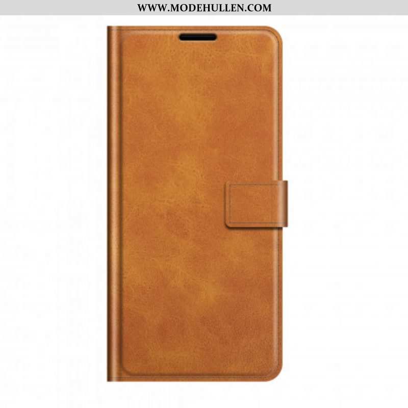 Flip Case Für Moto G50 Stil: Lederdesign