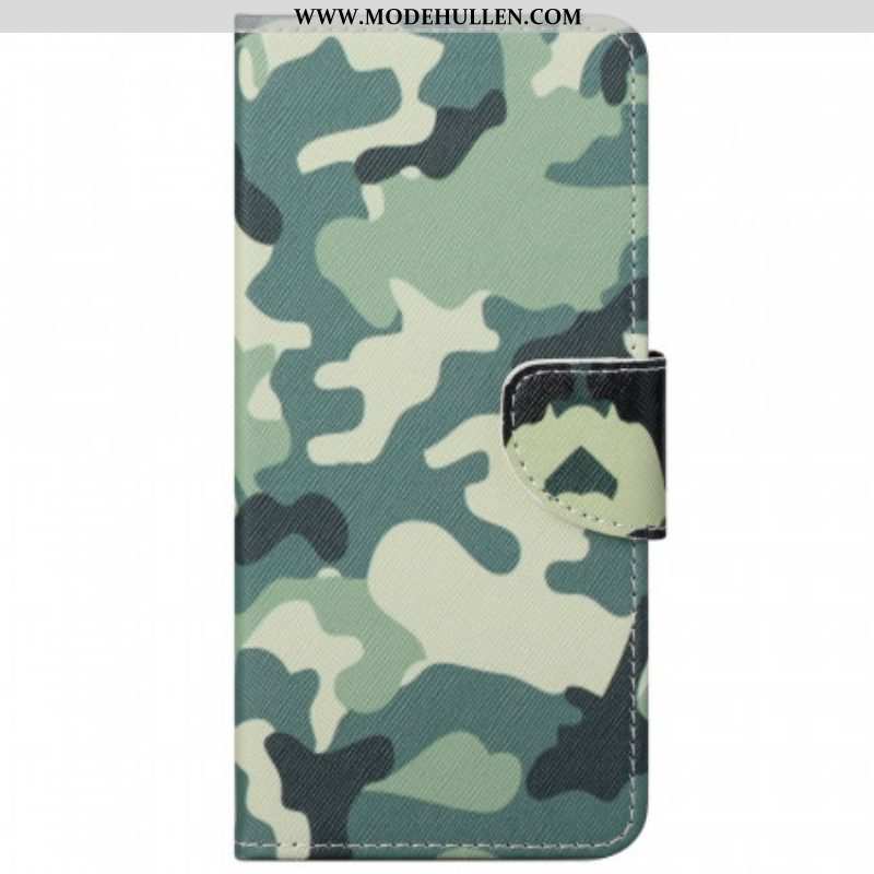 Flip Case Für Moto G51 5G Militärische Tarnung