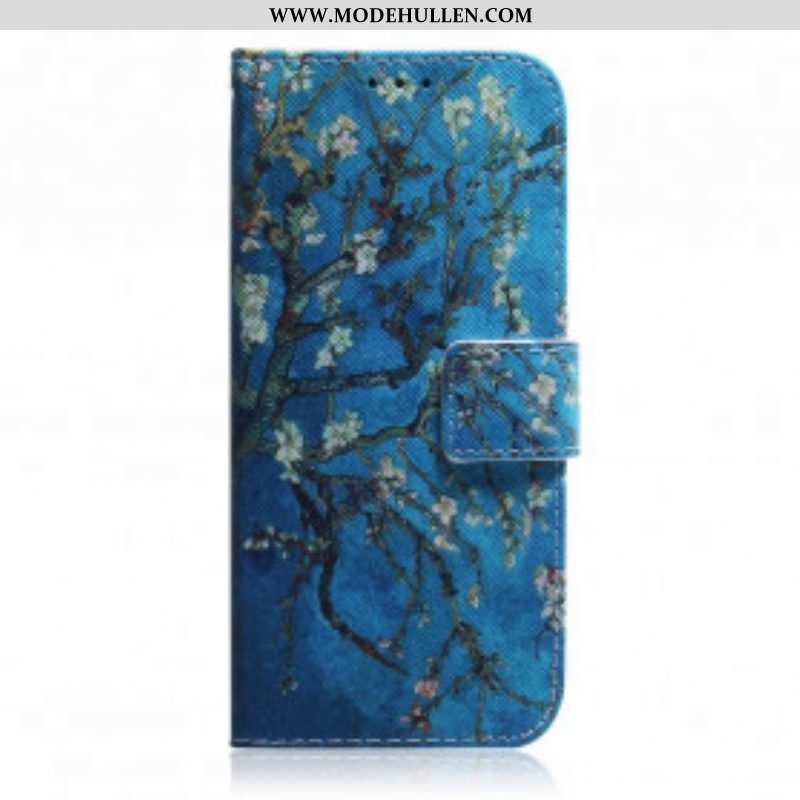 Flip Case Für Motorola Edge 20 Pro Blühender Baumzweig